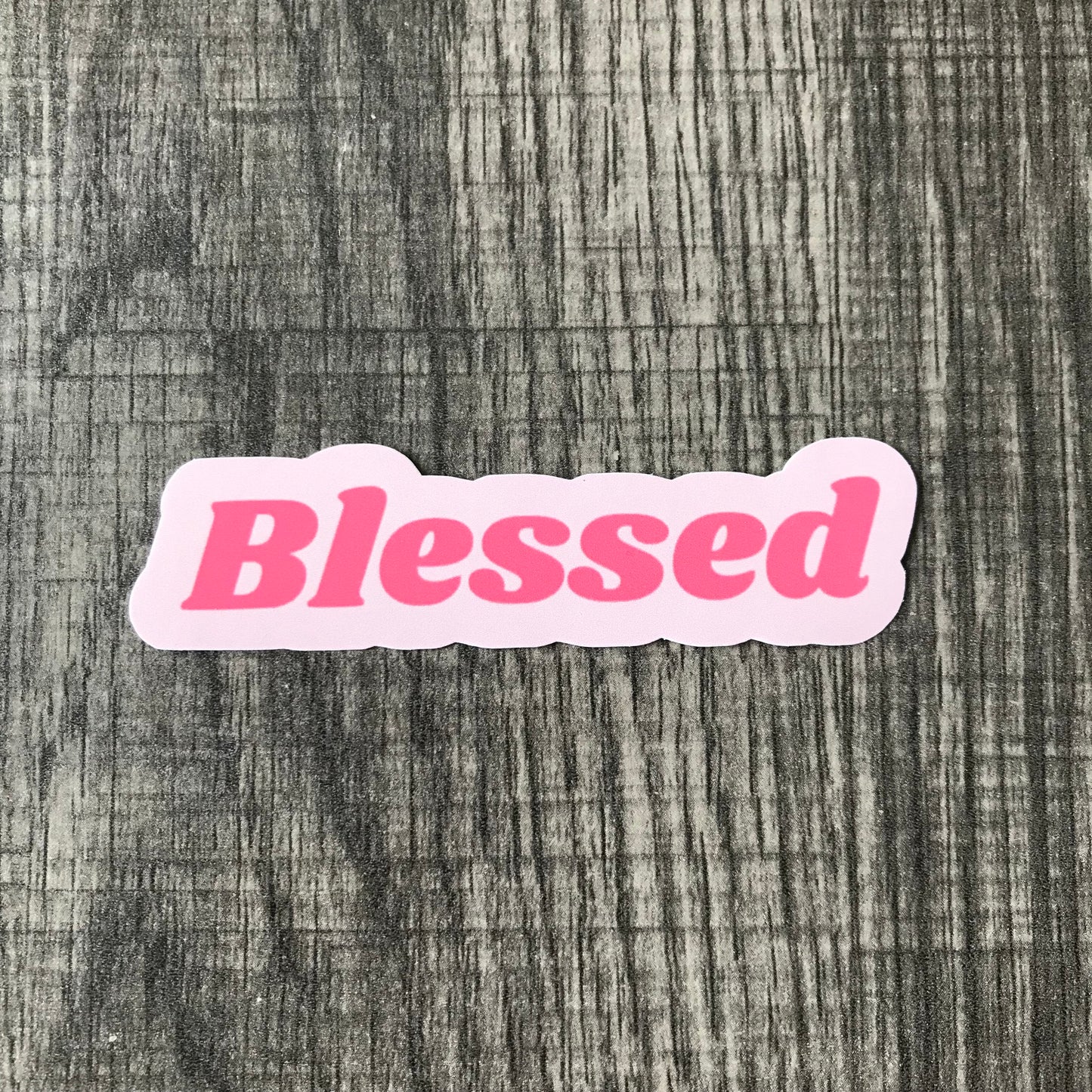 “Blessed” sticker