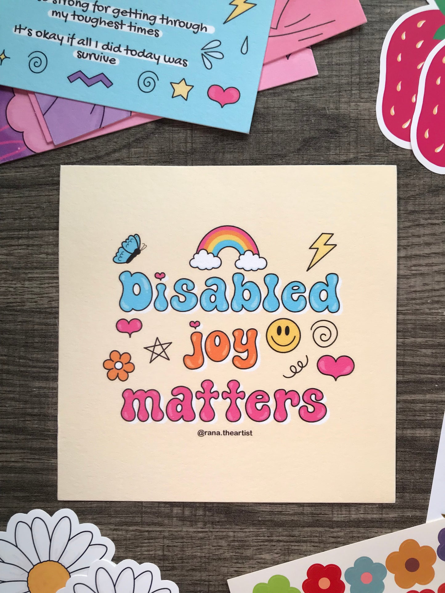 “Disabled Joy Matters” matte print