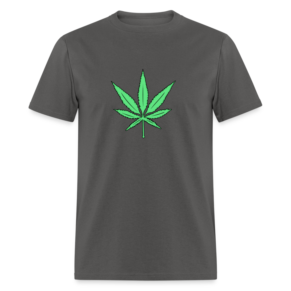 “Weed Leaf” Unisex Classic T-Shirt - charcoal