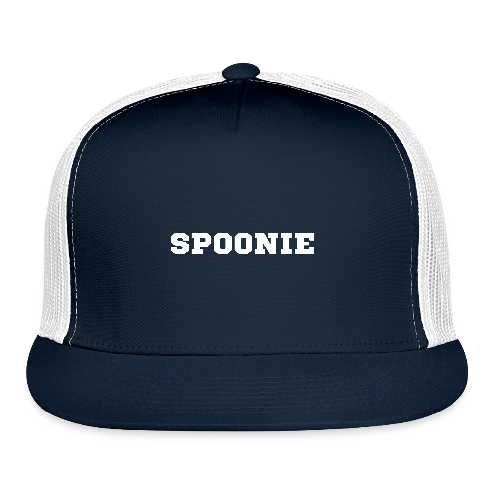 “Spoonie” Trucker Hat - navy/white