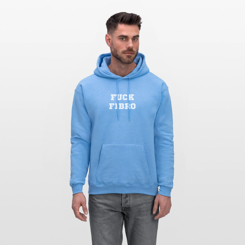 “Fuck Fibro” Men’s Hoodie - carolina blue