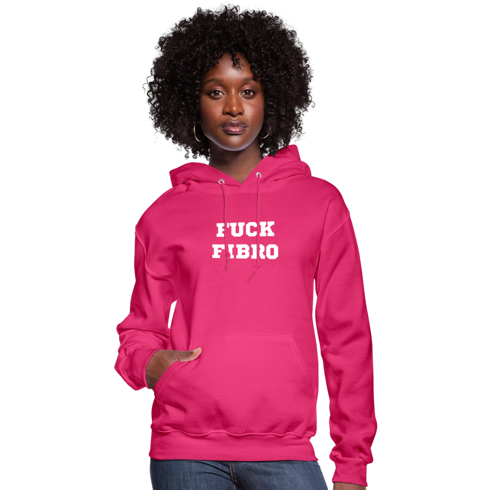 “Fuck Fibro” Women’s Hoodie - fuchsia