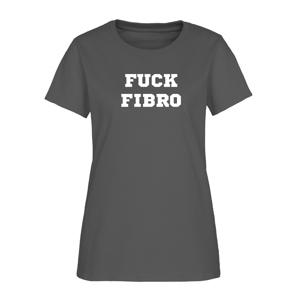 “Fuck Fibro” Women’s T-Shirt - charcoal