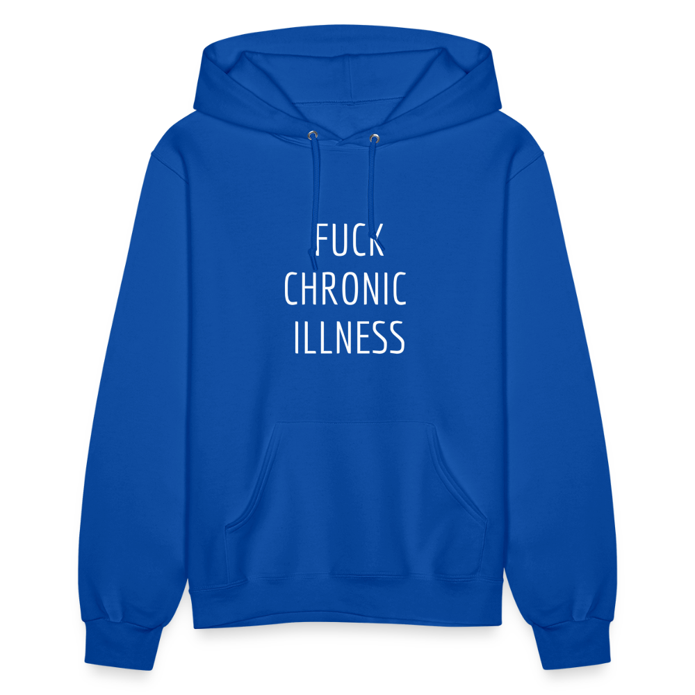 “Fuck Chronic illness” Women's Hoodie - royal blue