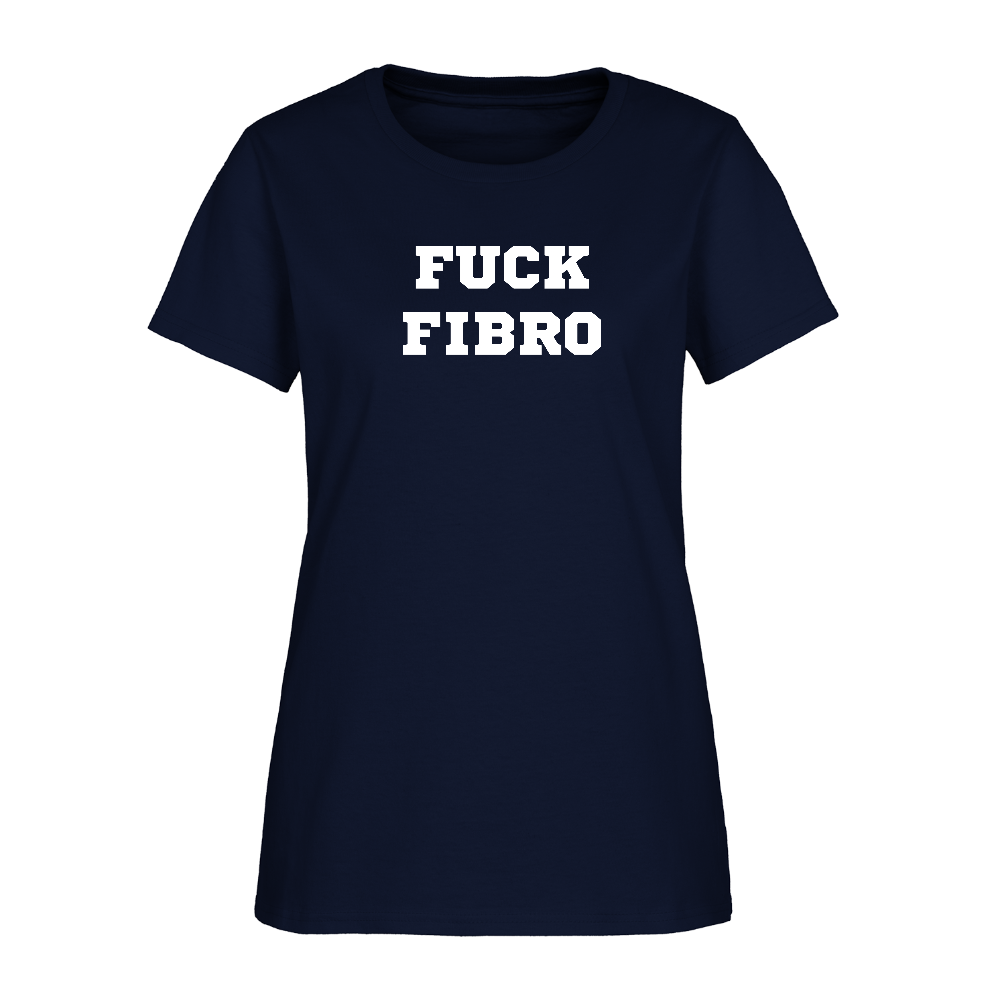 “Fuck Fibro” Women’s T-Shirt - navy