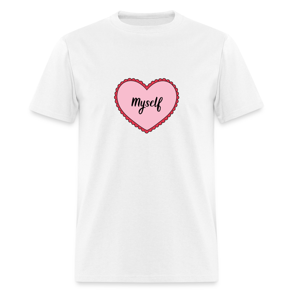 “Love Myself” Unisex Classic T-Shirt - white