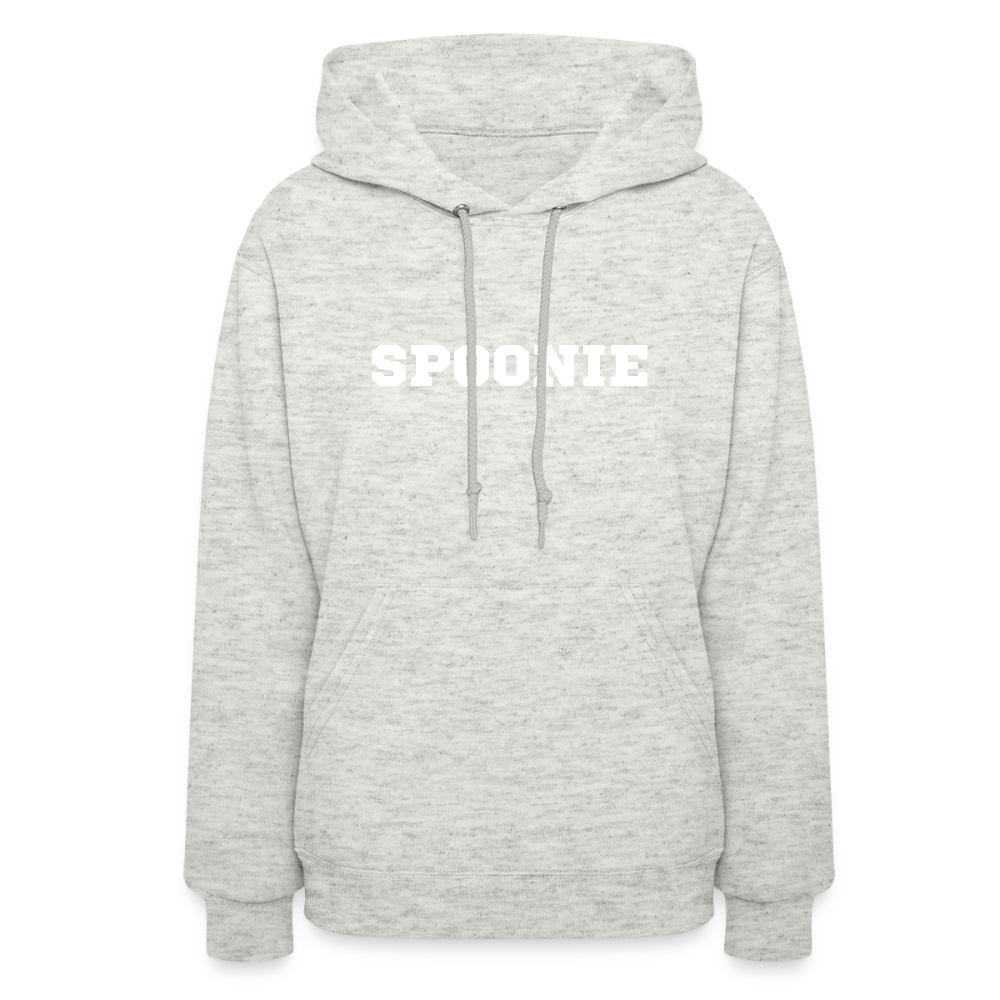 “Spoonie” Women’s Hoodie - heather oatmeal