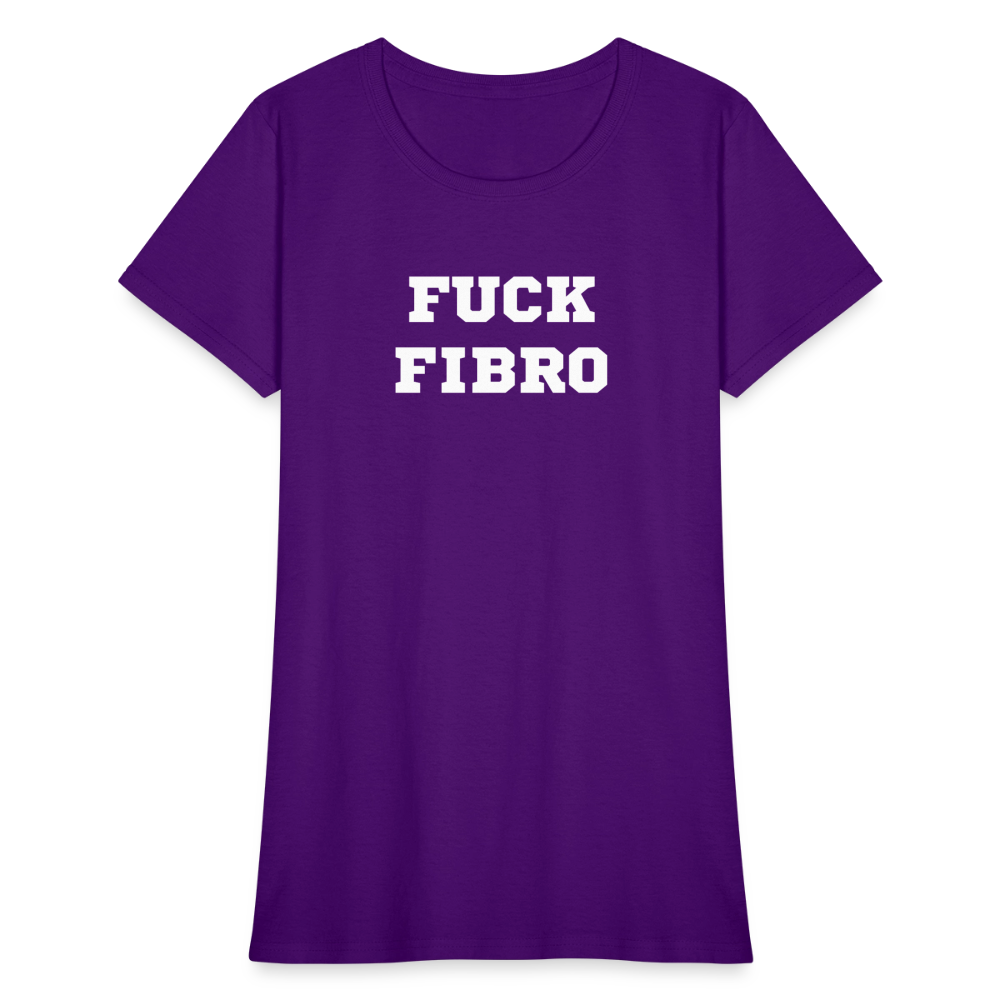 “Fuck Fibro” Women’s T-Shirt - purple