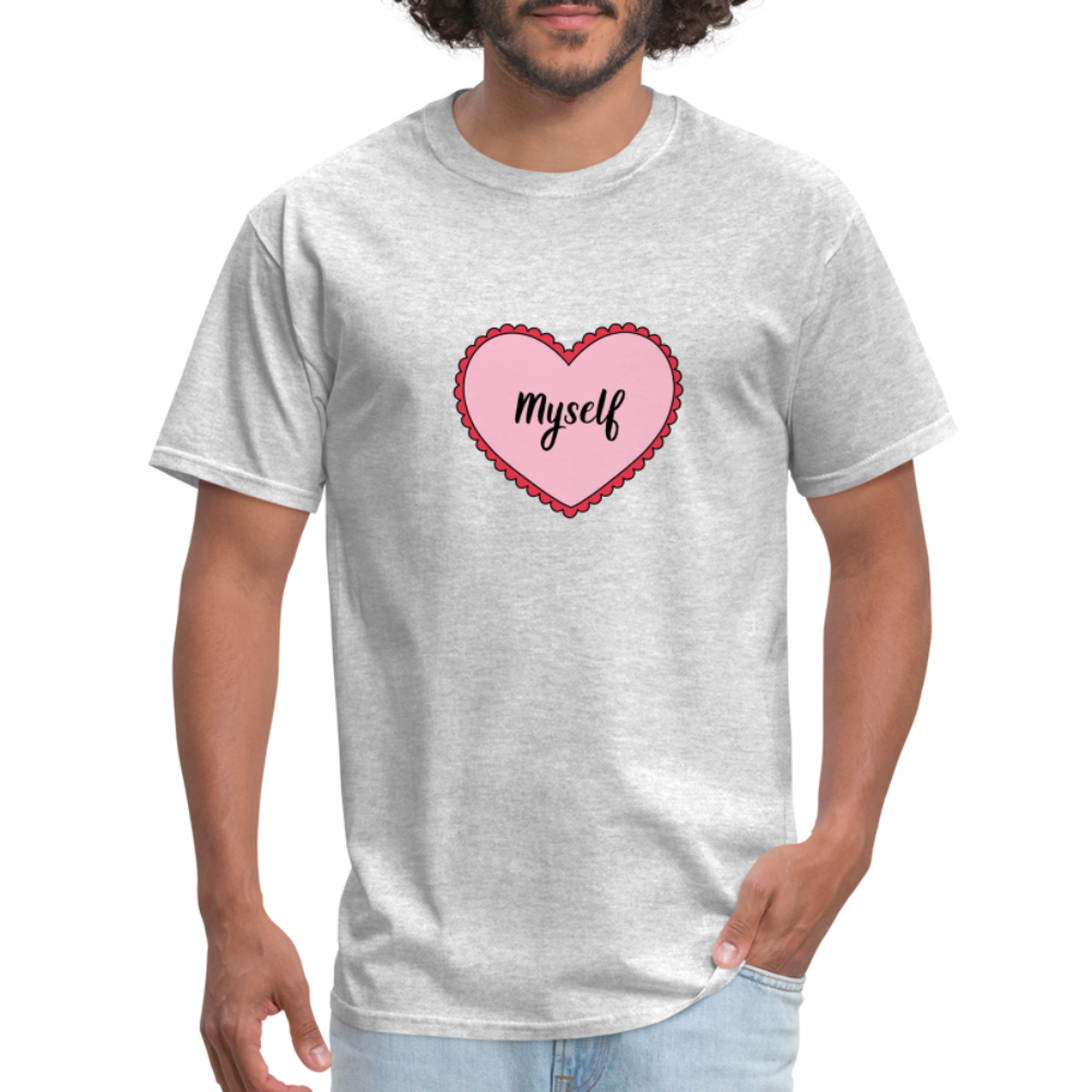 “Love Myself” Unisex Classic T-Shirt - heather gray
