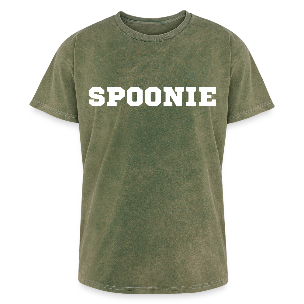 “Spoonie” Mineral Wash T-Shirt - mineral green