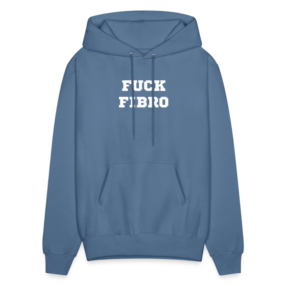 “Fuck Fibro” Men’s Hoodie - denim blue