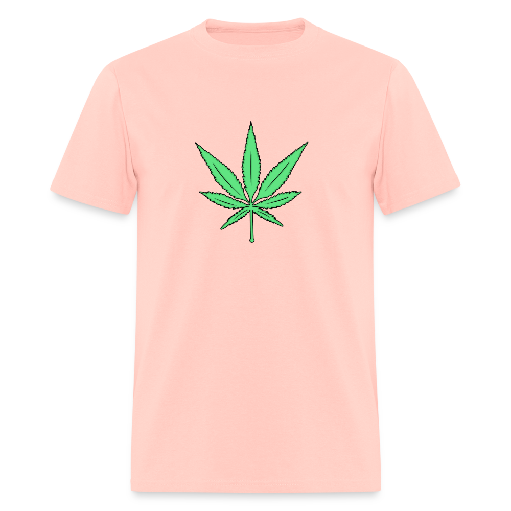 “Weed Leaf” Unisex Classic T-Shirt - blush pink