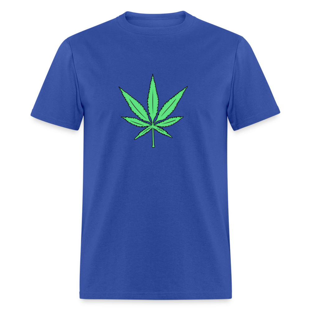 “Weed Leaf” Unisex Classic T-Shirt - royal blue