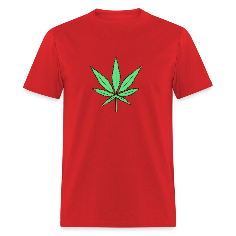 “Weed Leaf” Unisex Classic T-Shirt - red