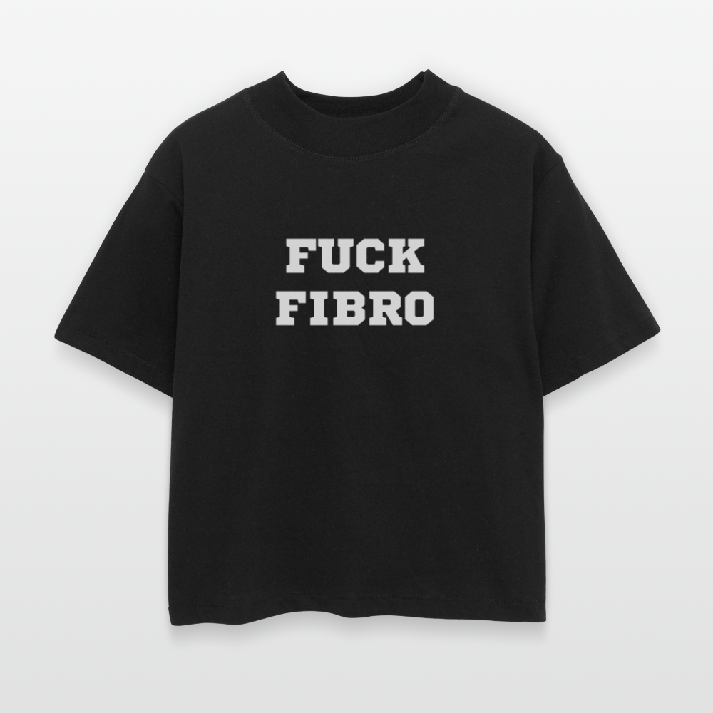“Fuck Fibro” Women’s Boxy tee - black