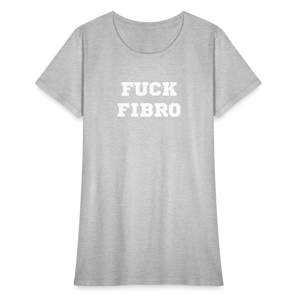 “Fuck Fibro” Women’s T-Shirt - heather gray