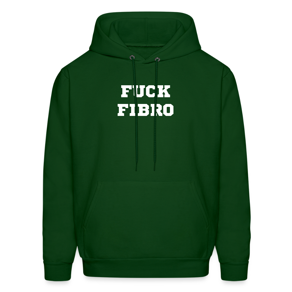 “Fuck Fibro” Men’s Hoodie - forest green