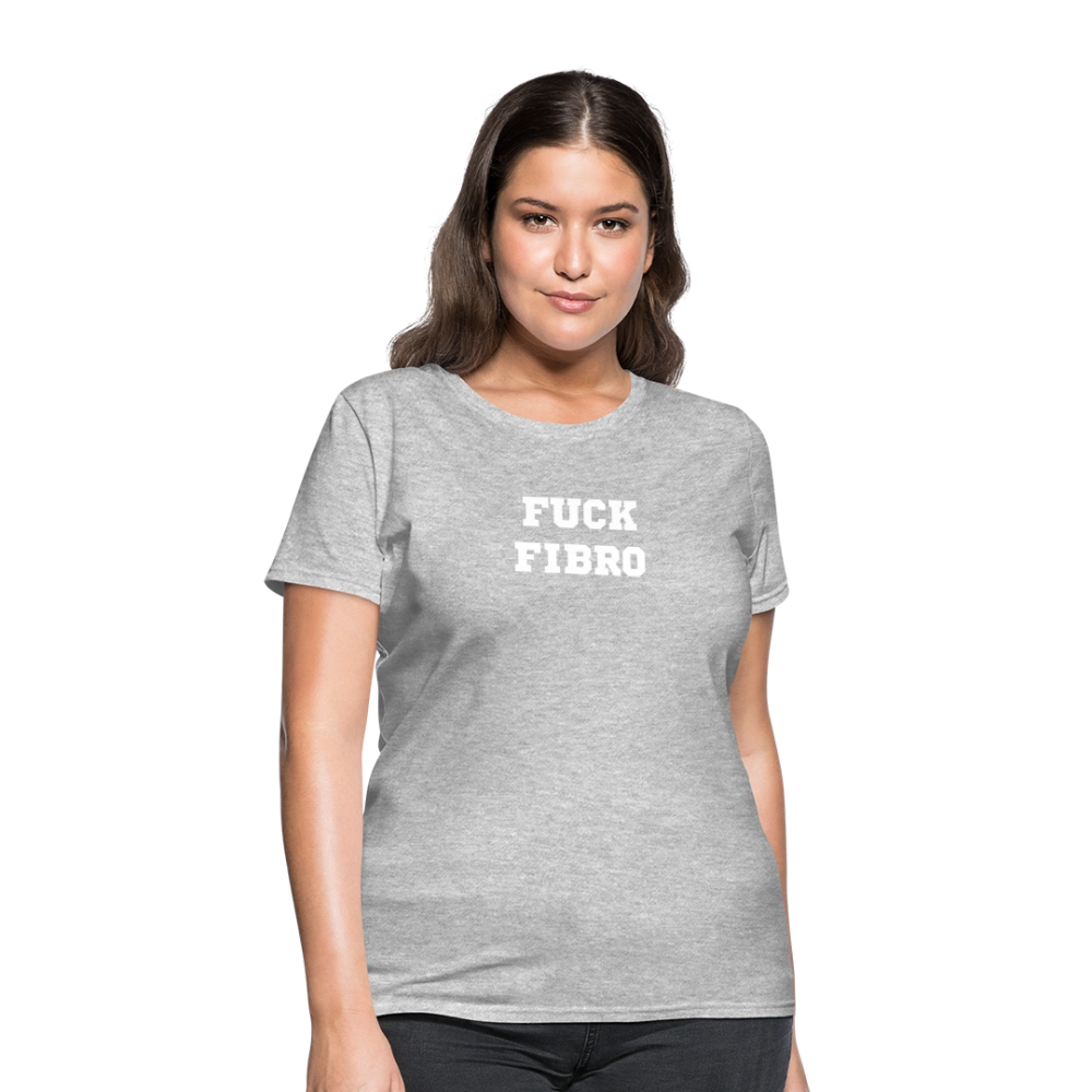 “Fuck Fibro” Women’s T-Shirt - heather gray