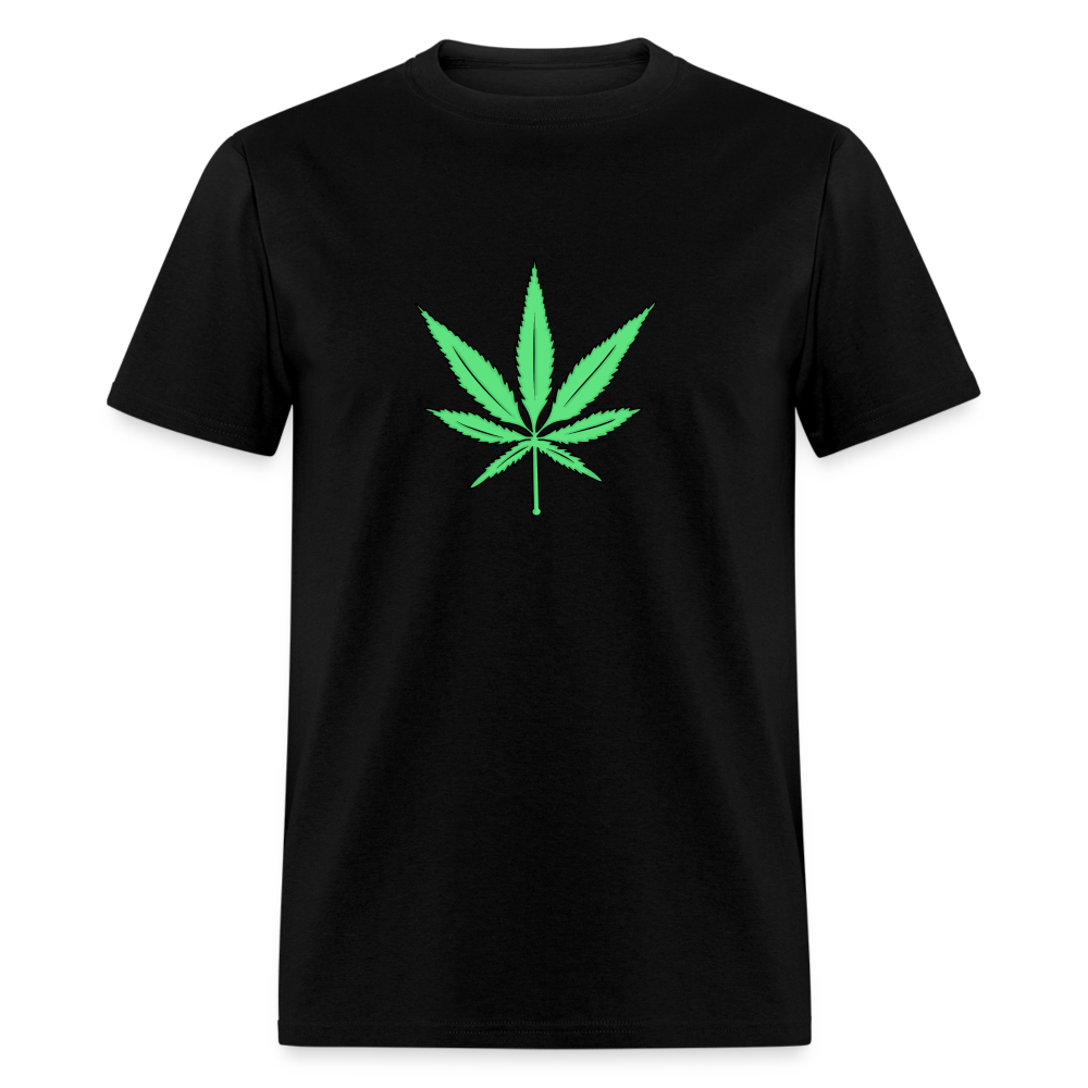 “Weed Leaf” Unisex Classic T-Shirt - black