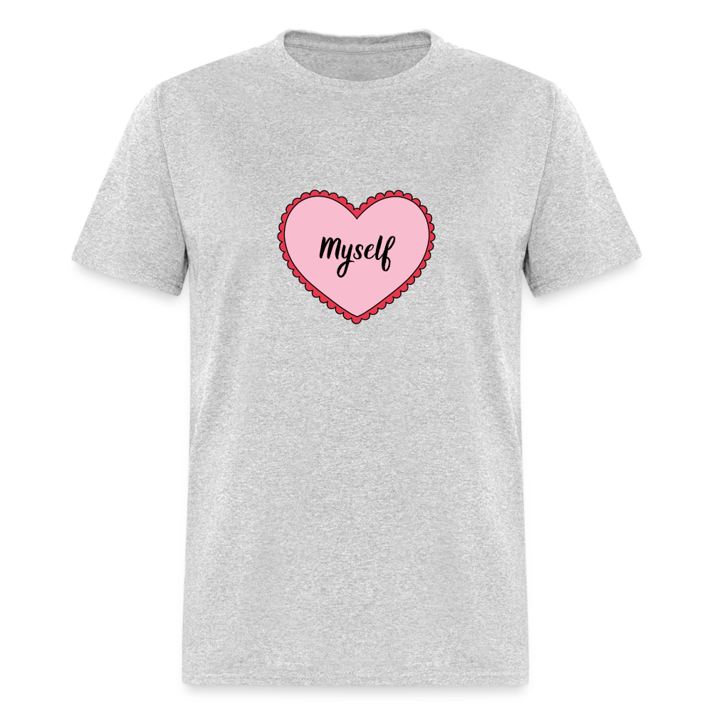 “Love Myself” Unisex Classic T-Shirt - heather gray