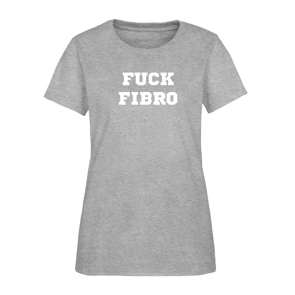 “Fuck Fibro” Women’s T-Shirt - heather gray