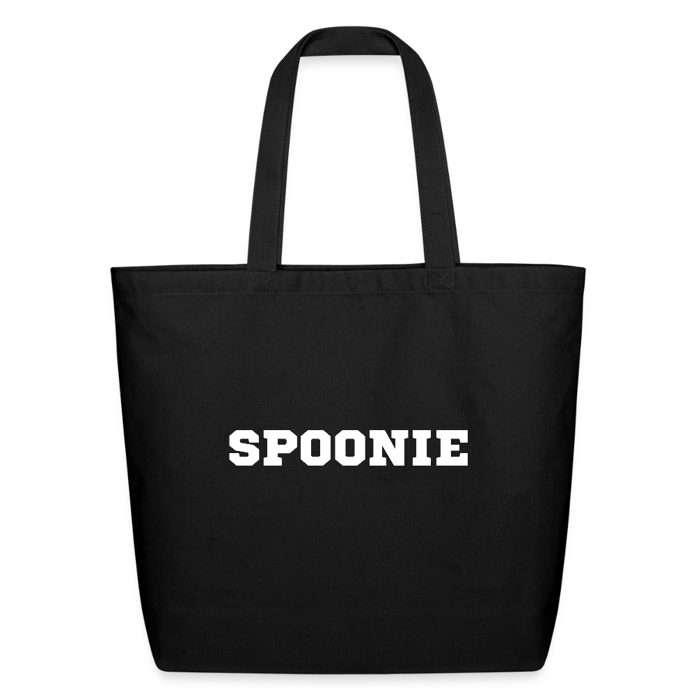 “Spoonie” Eco Friendly Tote Bag - black