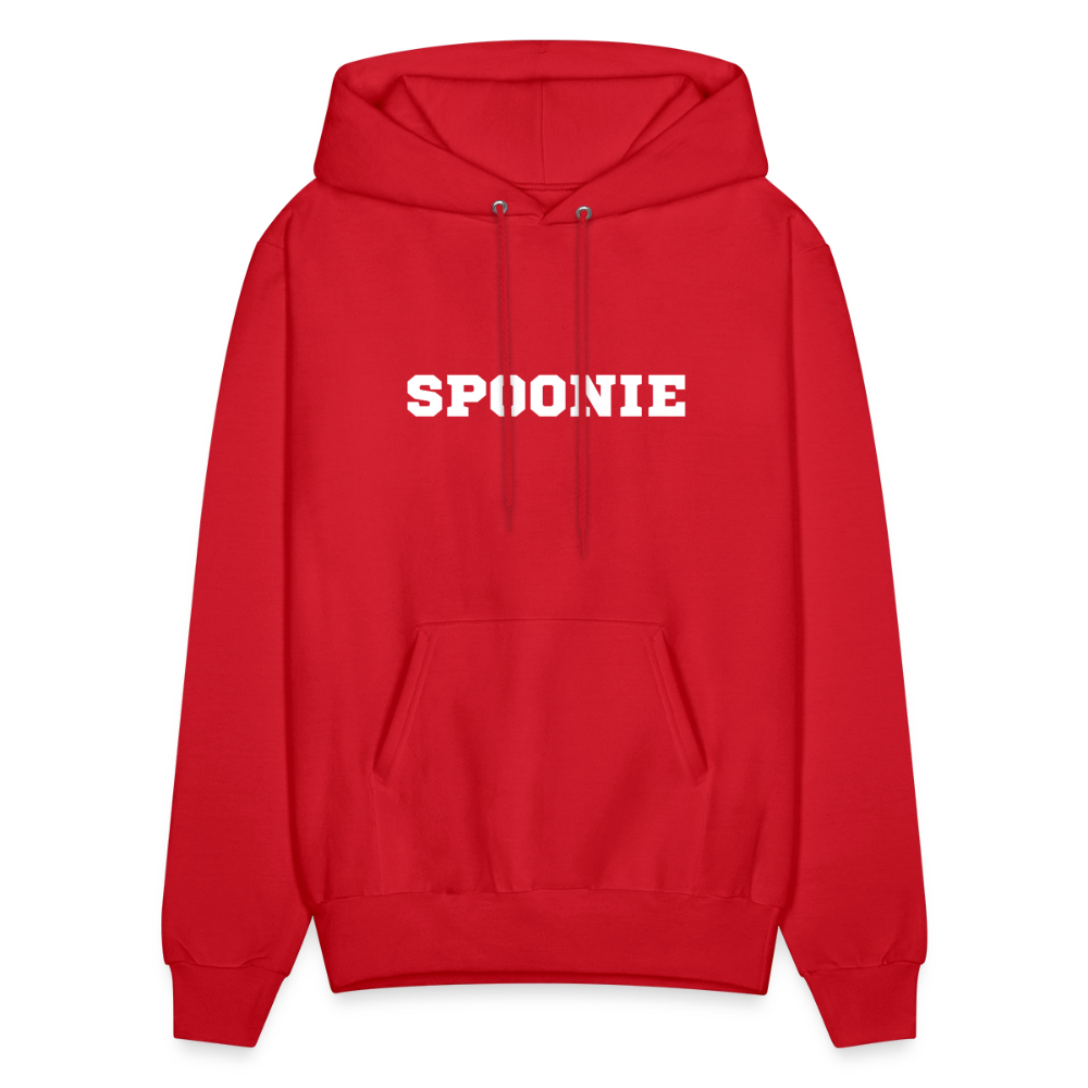 “Spoonie” Men’s Men’s Hoodie - red