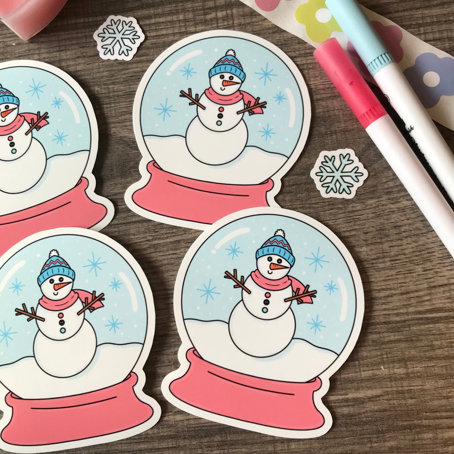 “Snowglobe” sticker