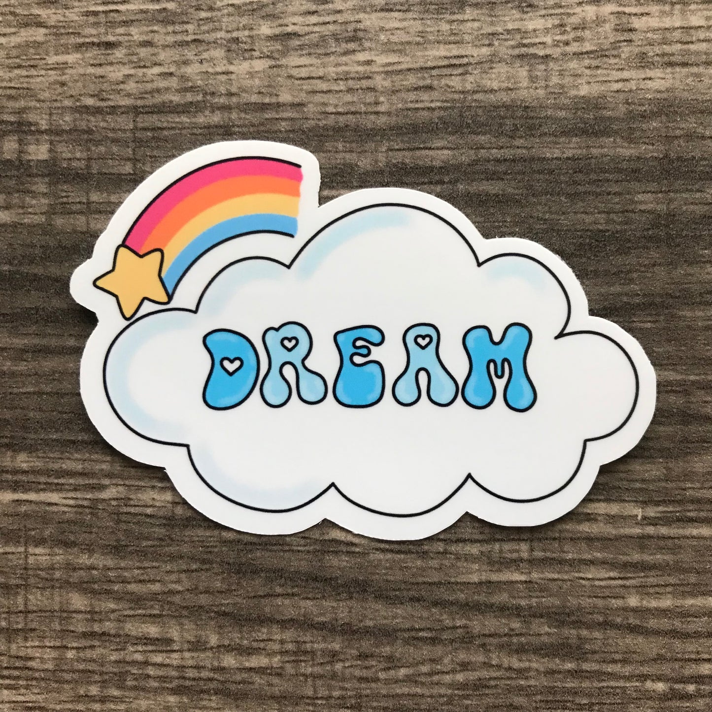 “Dream” waterproof sticker