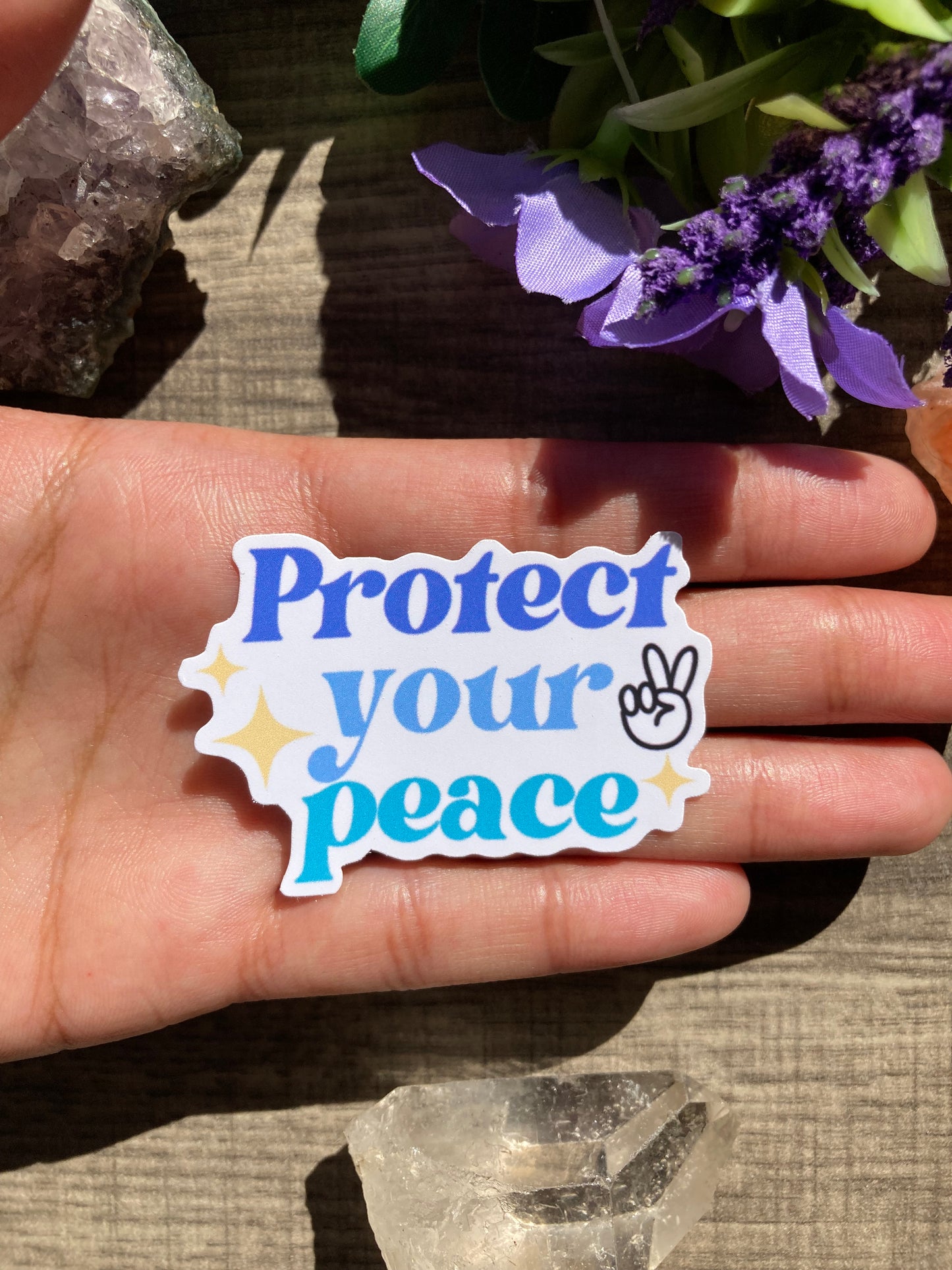 “Protect Your Peace” sticker