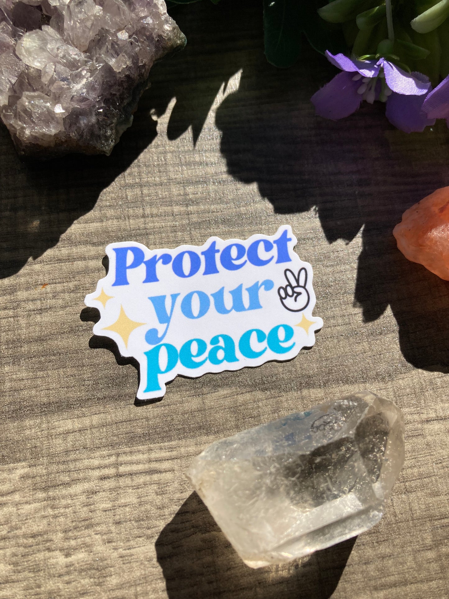 “Protect Your Peace” sticker