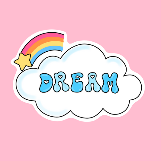 “Dream”  waterproof sticker