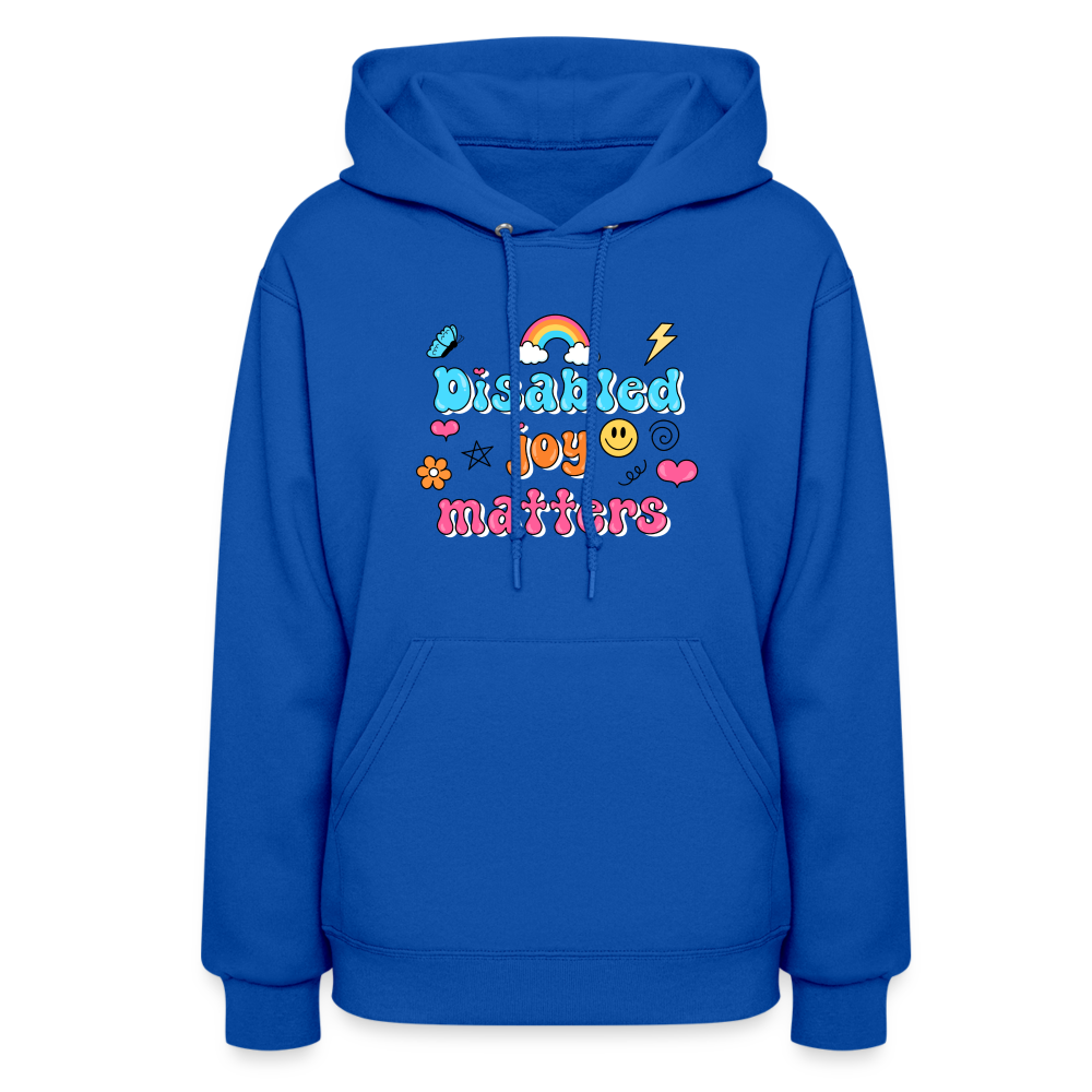 “Disabled Joy Matters” Hoodie - royal blue