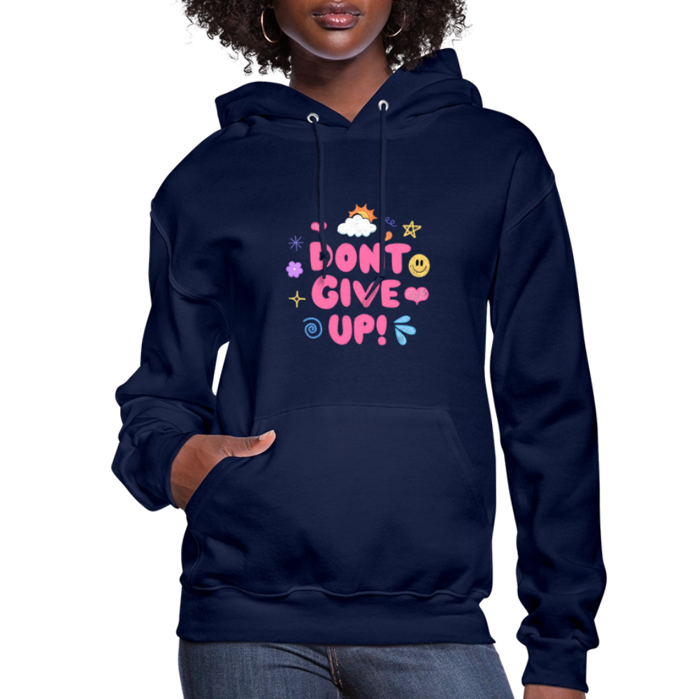 Don’t give up Women's Hoodie - navy