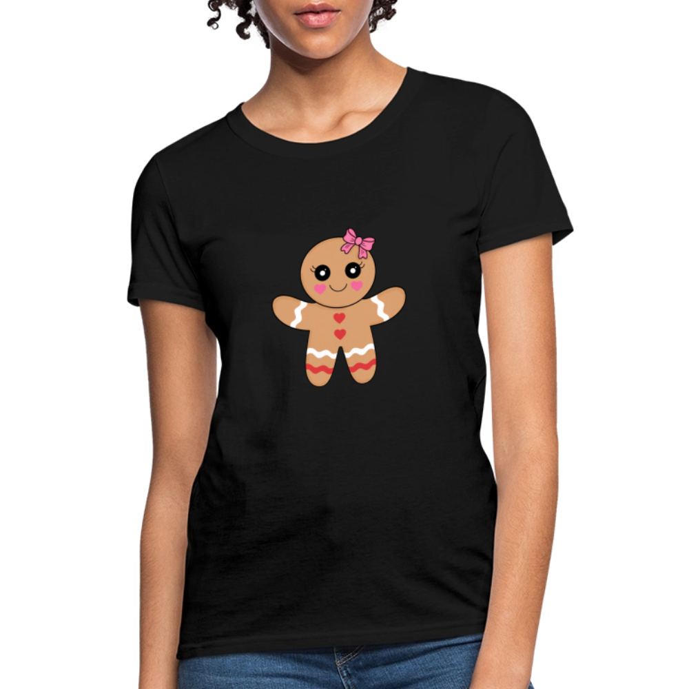 Gingerbread girl Women's T-Shirt - black