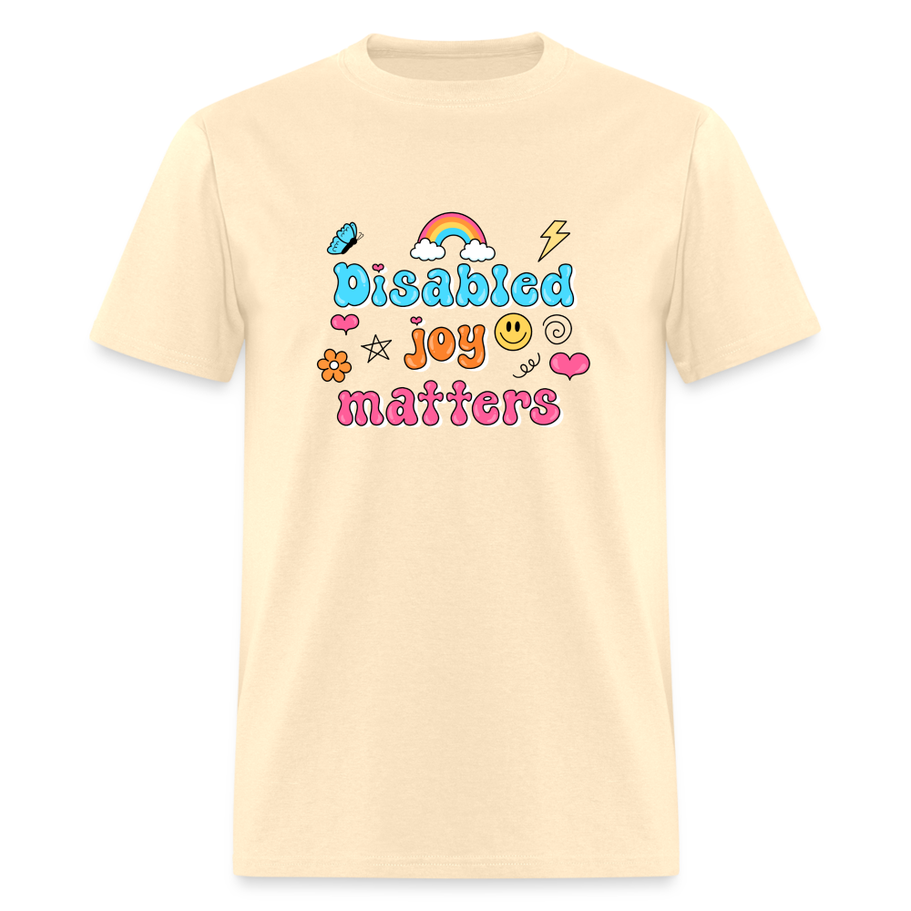 Disabled Joy matters Unisex Classic T-Shirt - natural