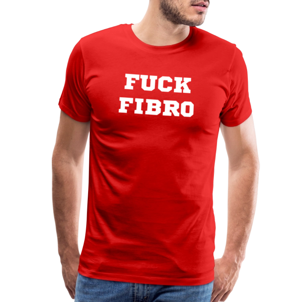 “Fuck Fibro” Men’s Premium T-Shirt - red