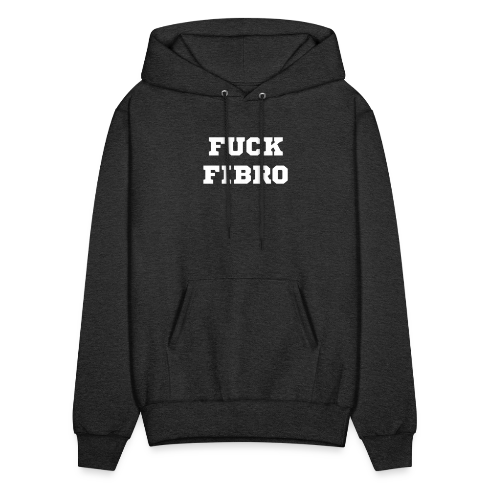 “Fuck Fibro” Men’s Hoodie - charcoal grey