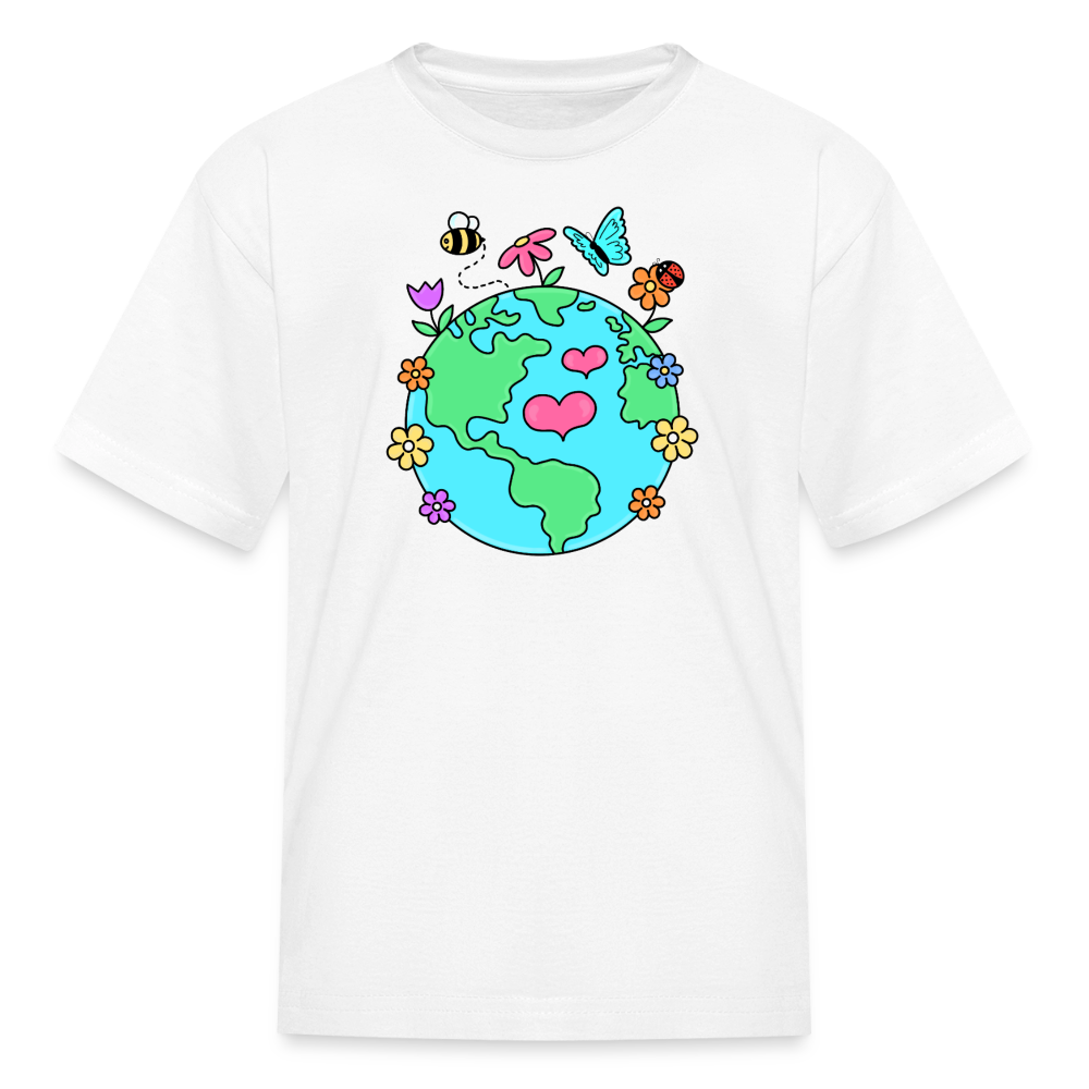 Beautiful earth Kids' T-Shirt - white
