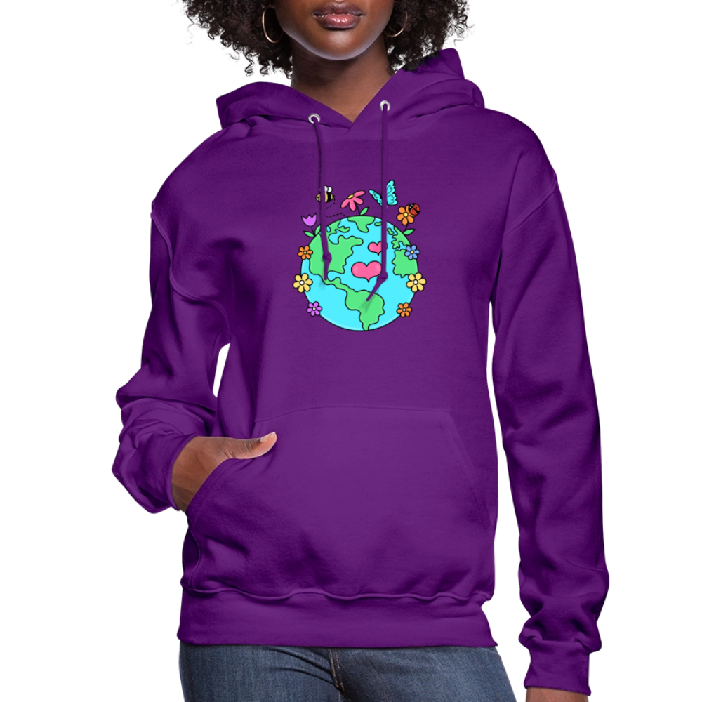 Beautiful Earth Women's Hoodie - purple