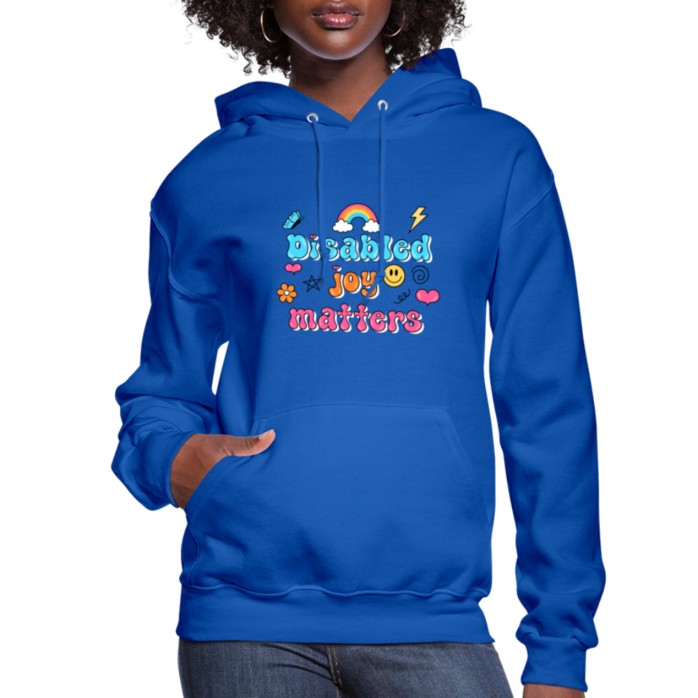 “Disabled Joy Matters” Hoodie - royal blue