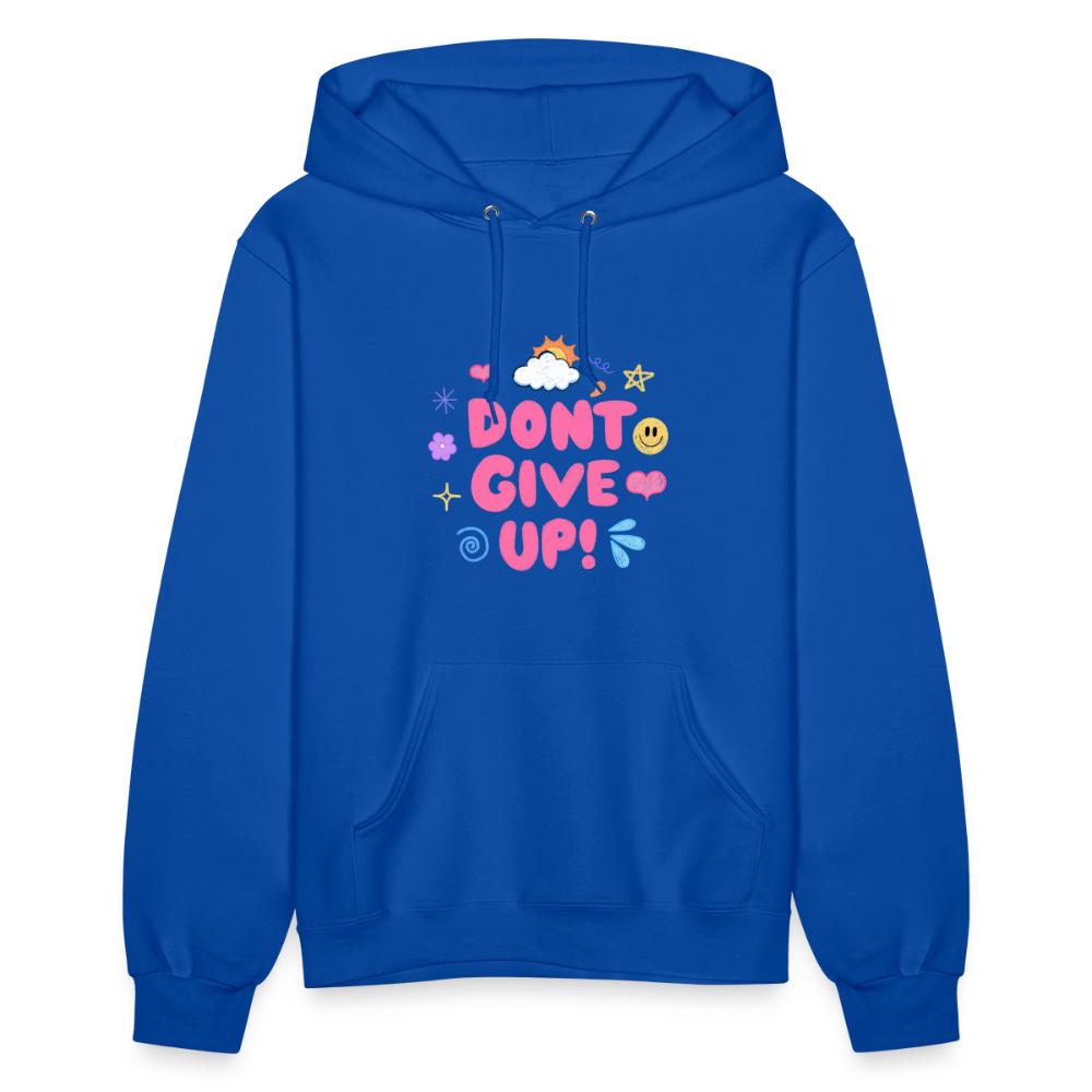 Don’t give up Women's Hoodie - royal blue