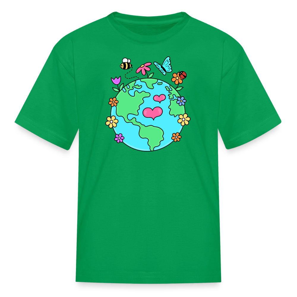 Beautiful earth Kids' T-Shirt - kelly green