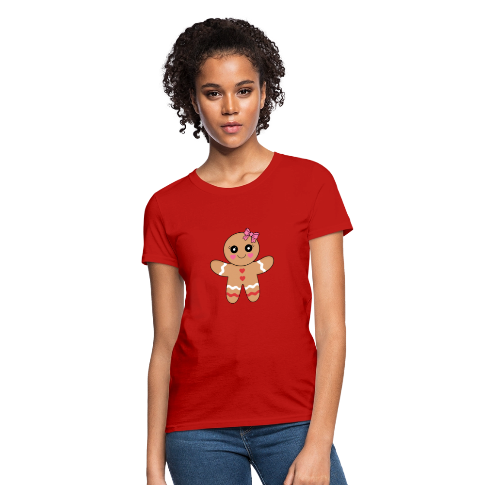 Gingerbread girl Women's T-Shirt - red
