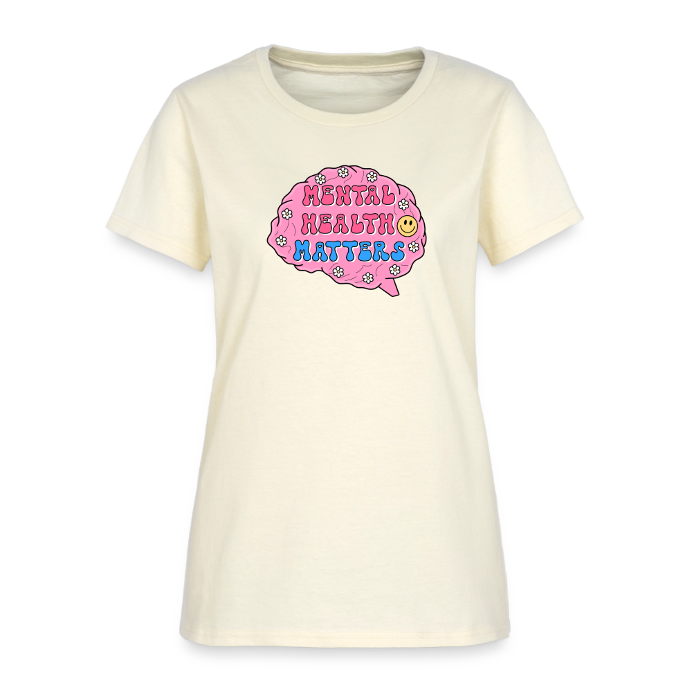 Mental Health Matters Women's T-Shirt - off white