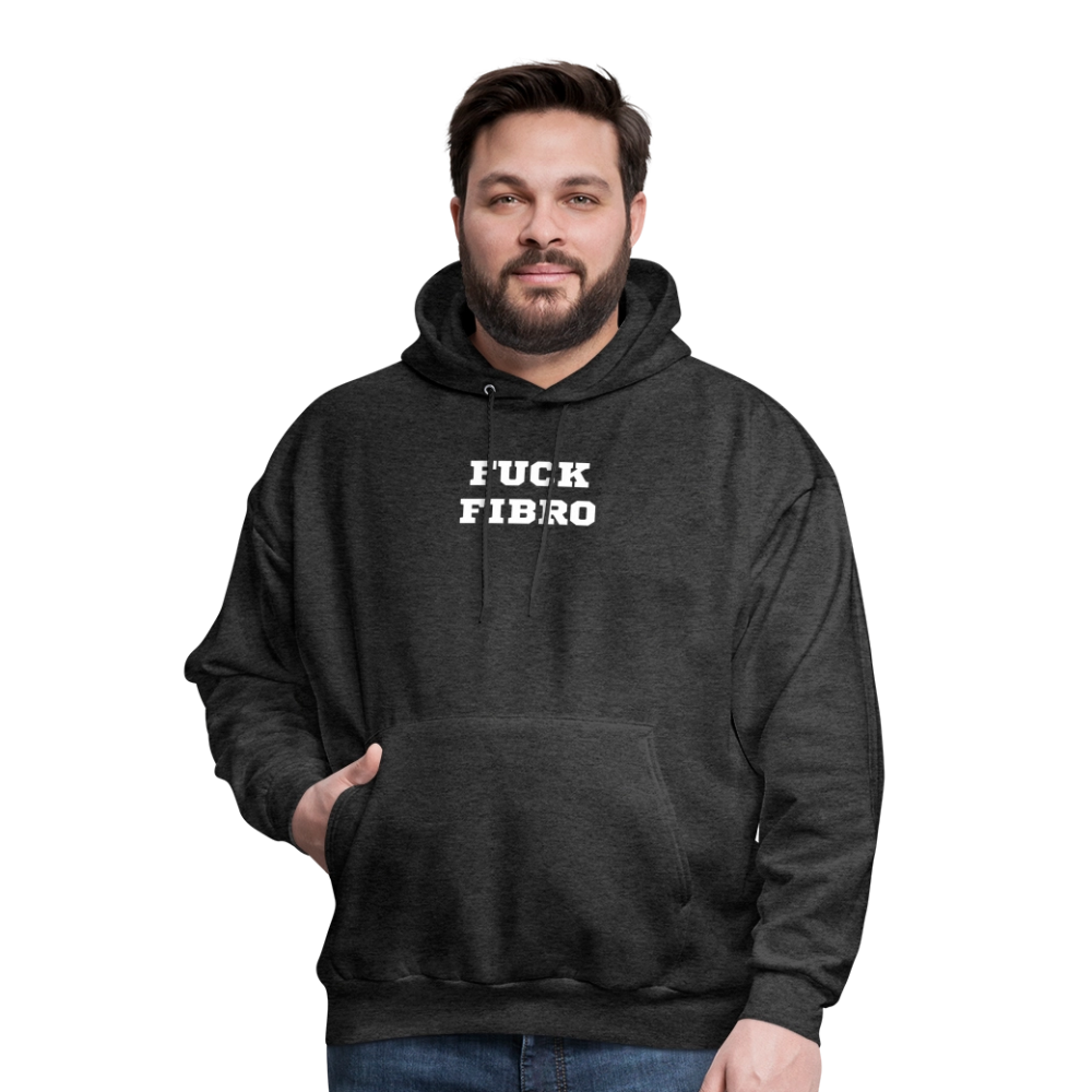 “Fuck Fibro” Men’s Hoodie - charcoal grey