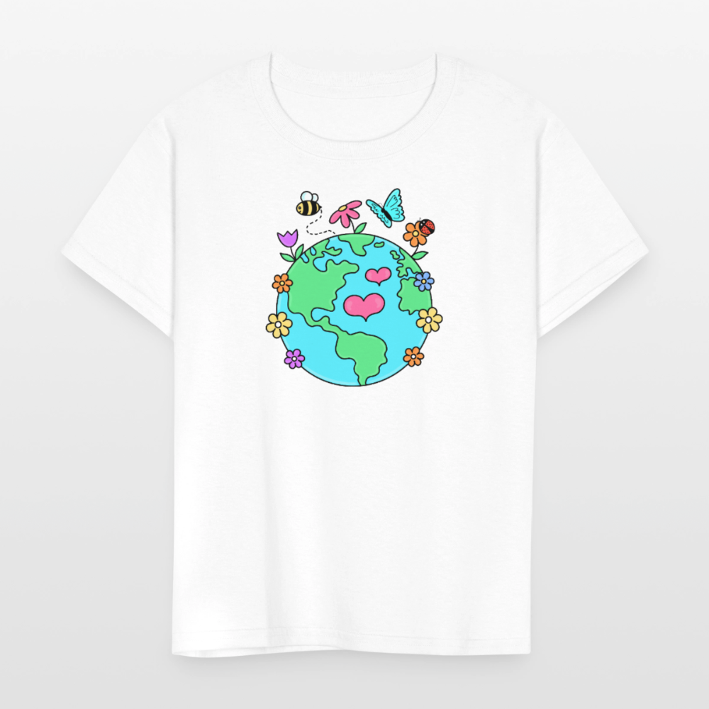 Beautiful earth Kids' T-Shirt - white