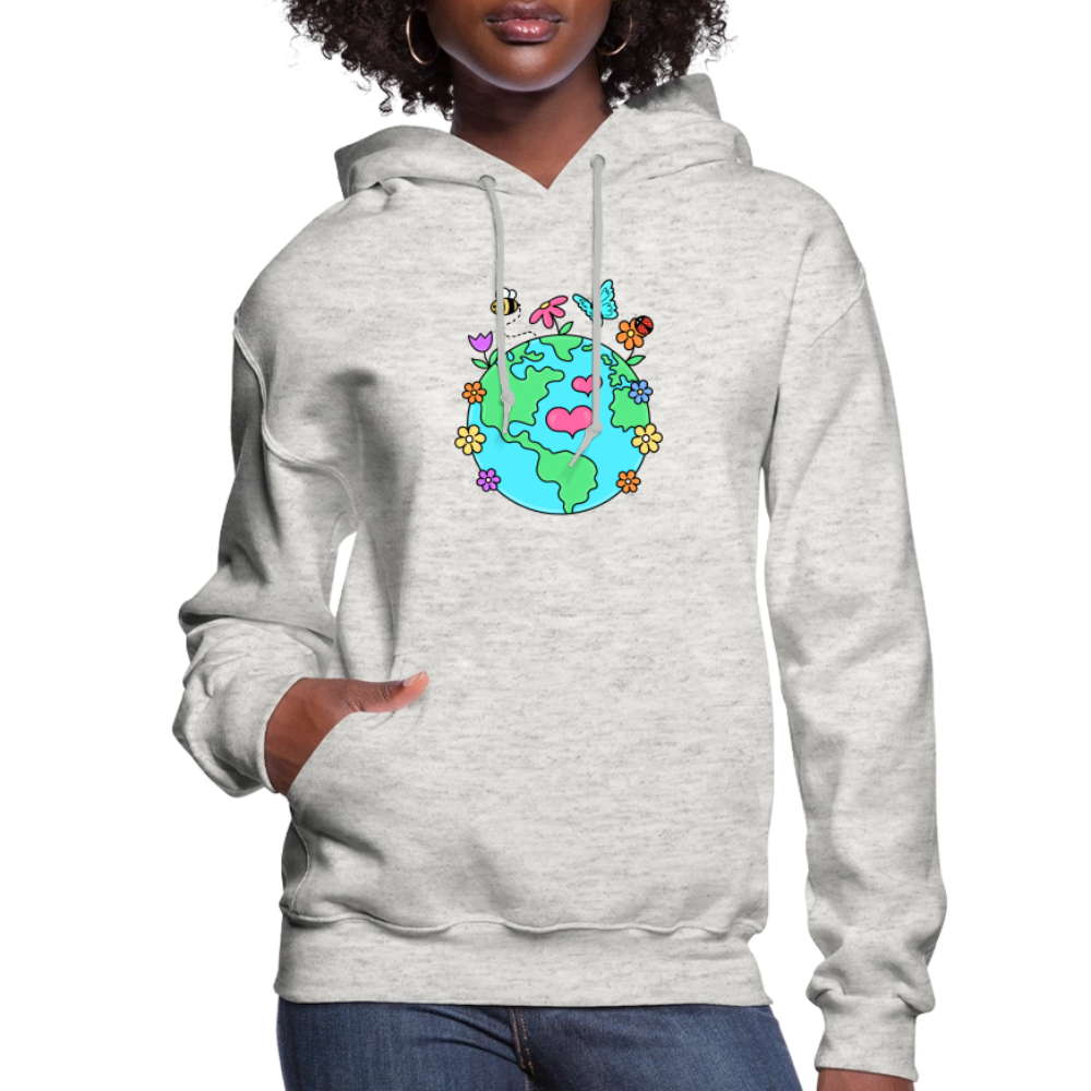 Beautiful Earth Women's Hoodie - heather oatmeal