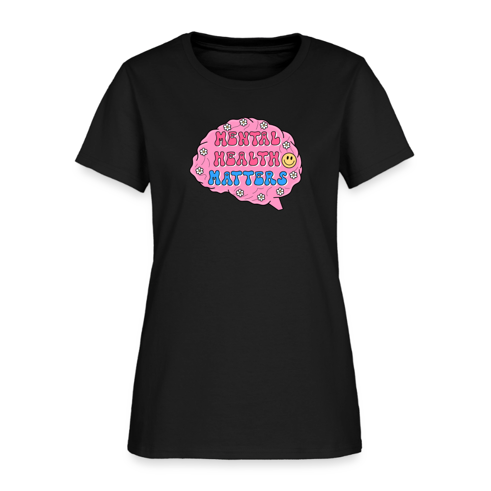 Mental Health Matters Women's T-Shirt - black