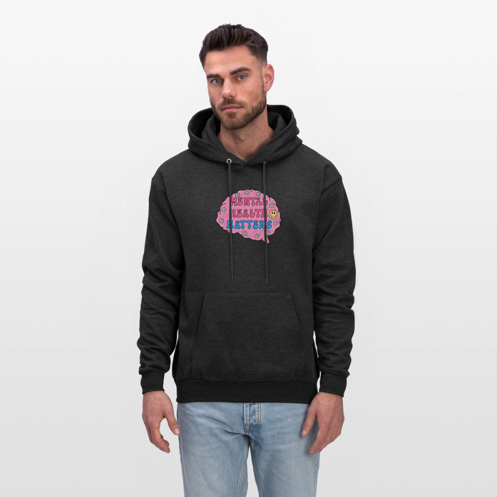 Mental Health Matters Men's Hoodie - charcoal grey
